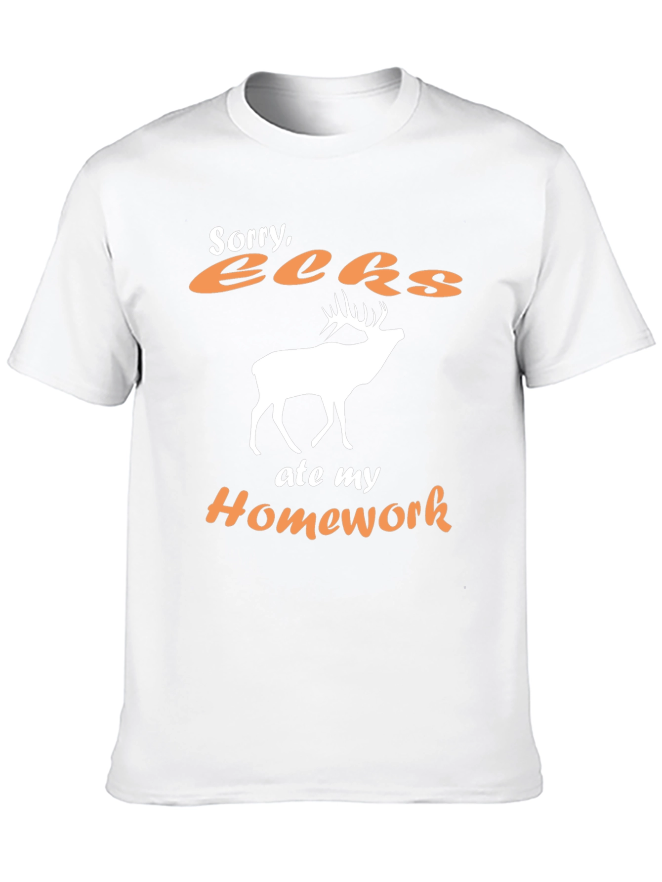Funny Deer Ate My Homework T-Shirt