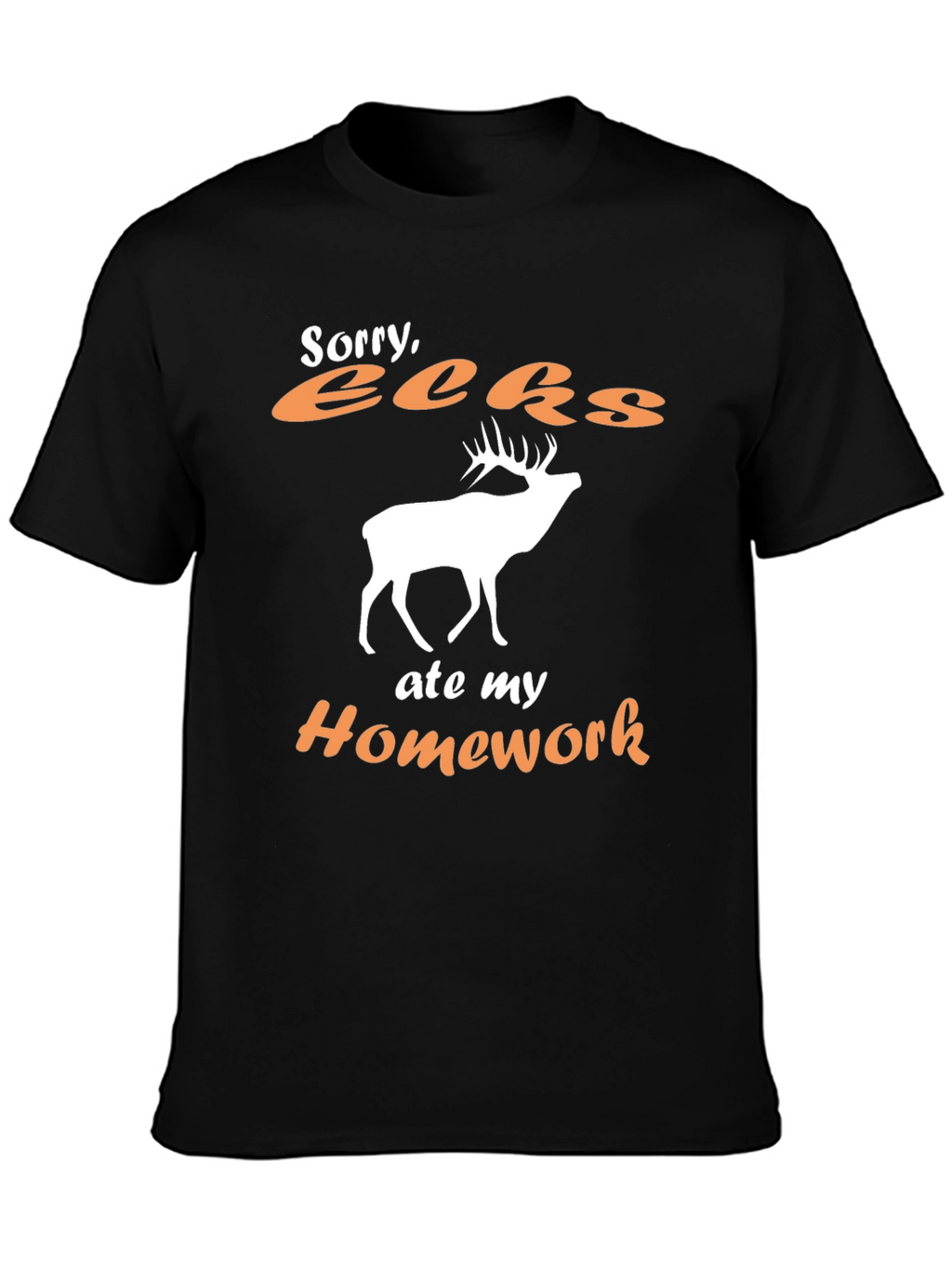 Funny Deer Ate My Homework T-Shirt