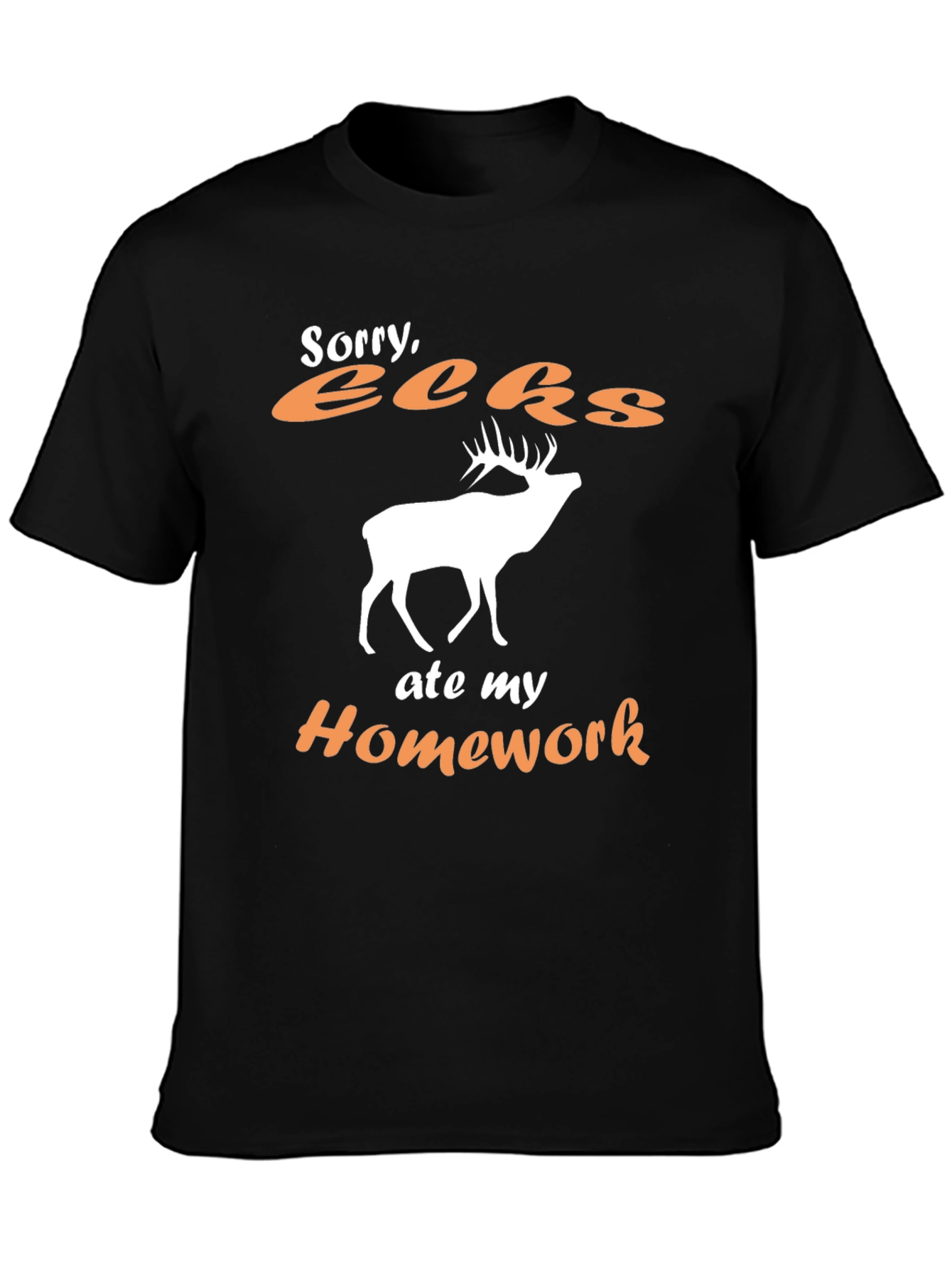 Funny Deer Ate My Homework T-Shirt