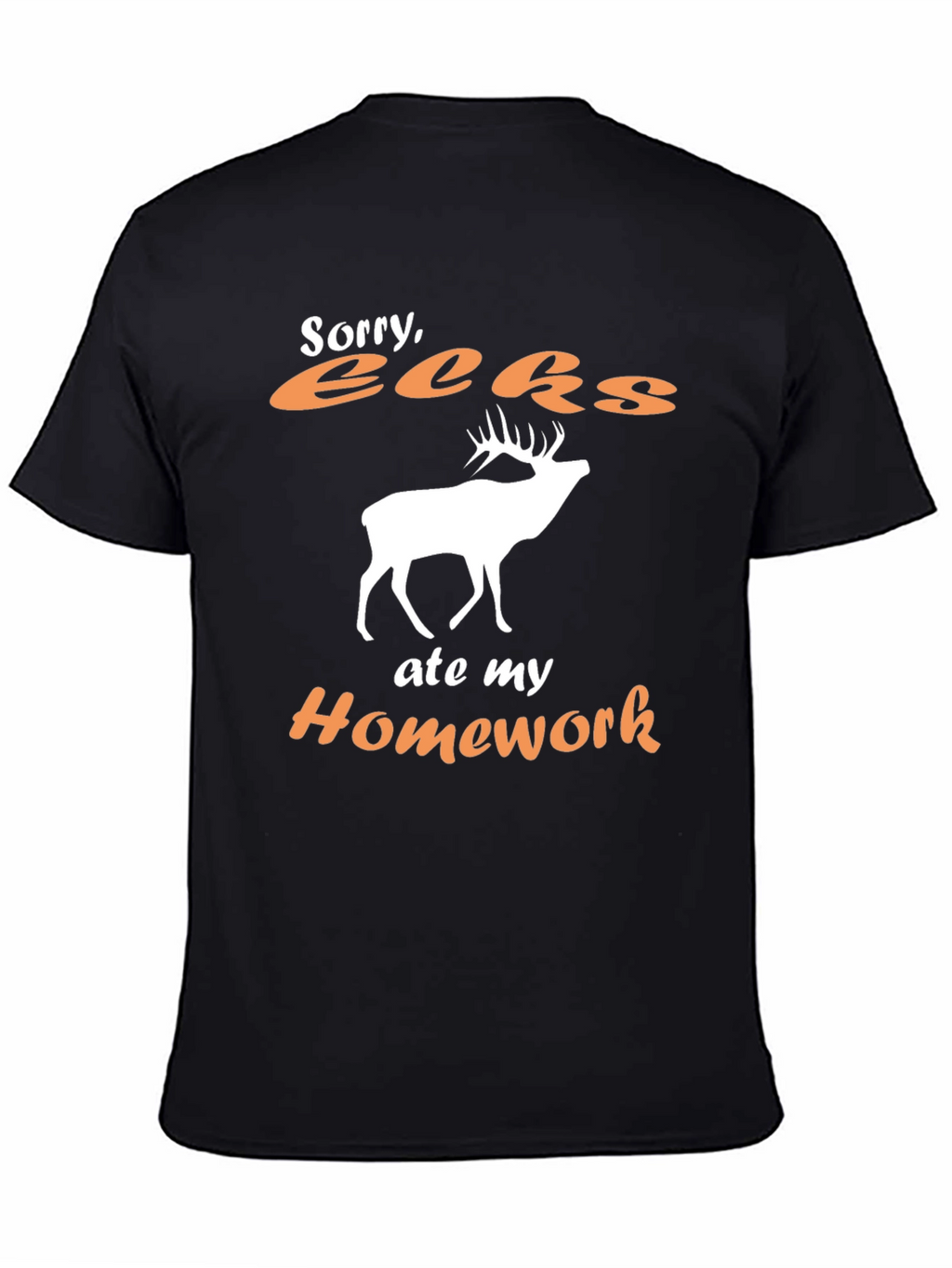 Funny Deer Ate My Homework T-Shirt