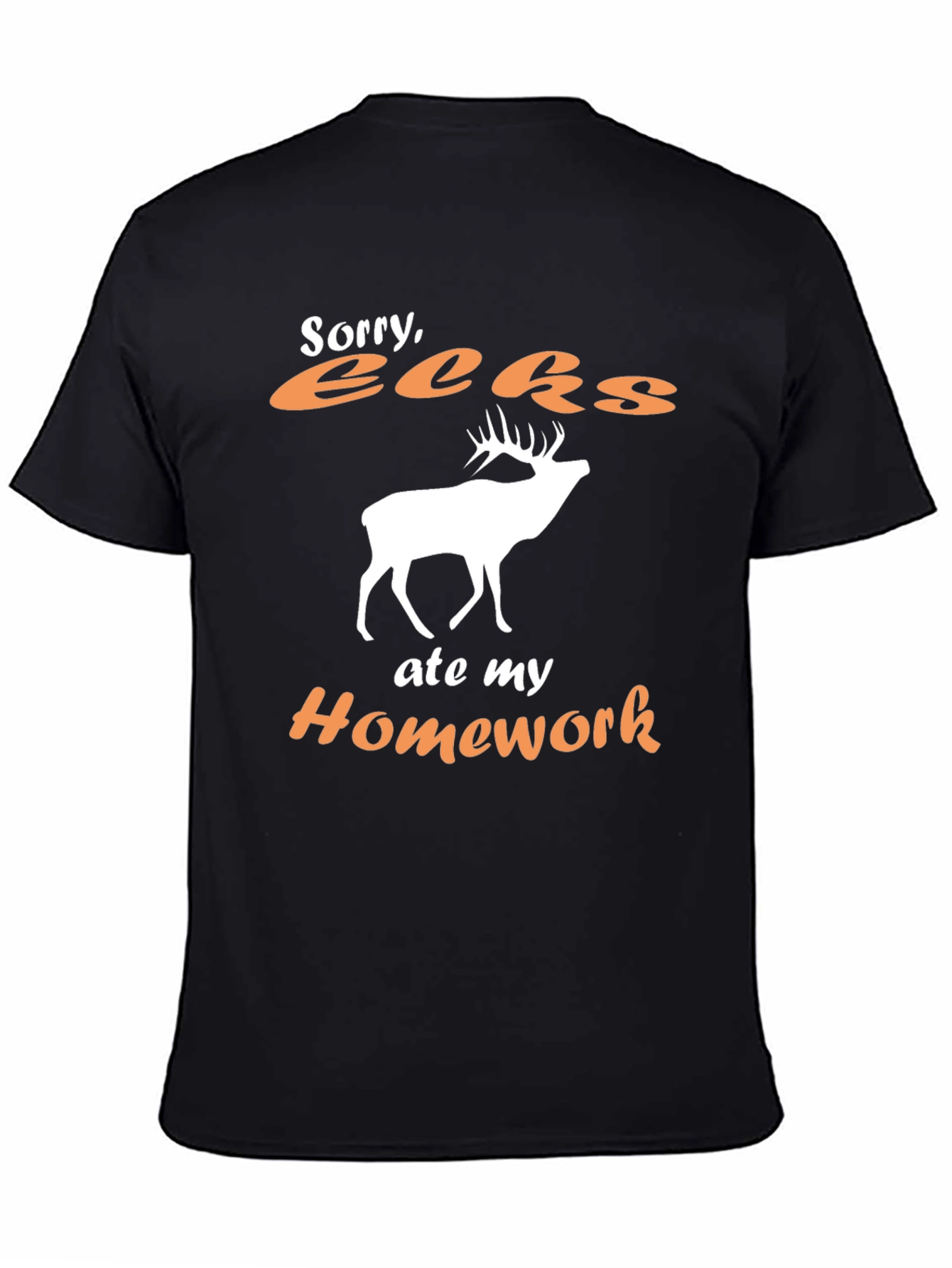 Funny Deer Ate My Homework T-Shirt