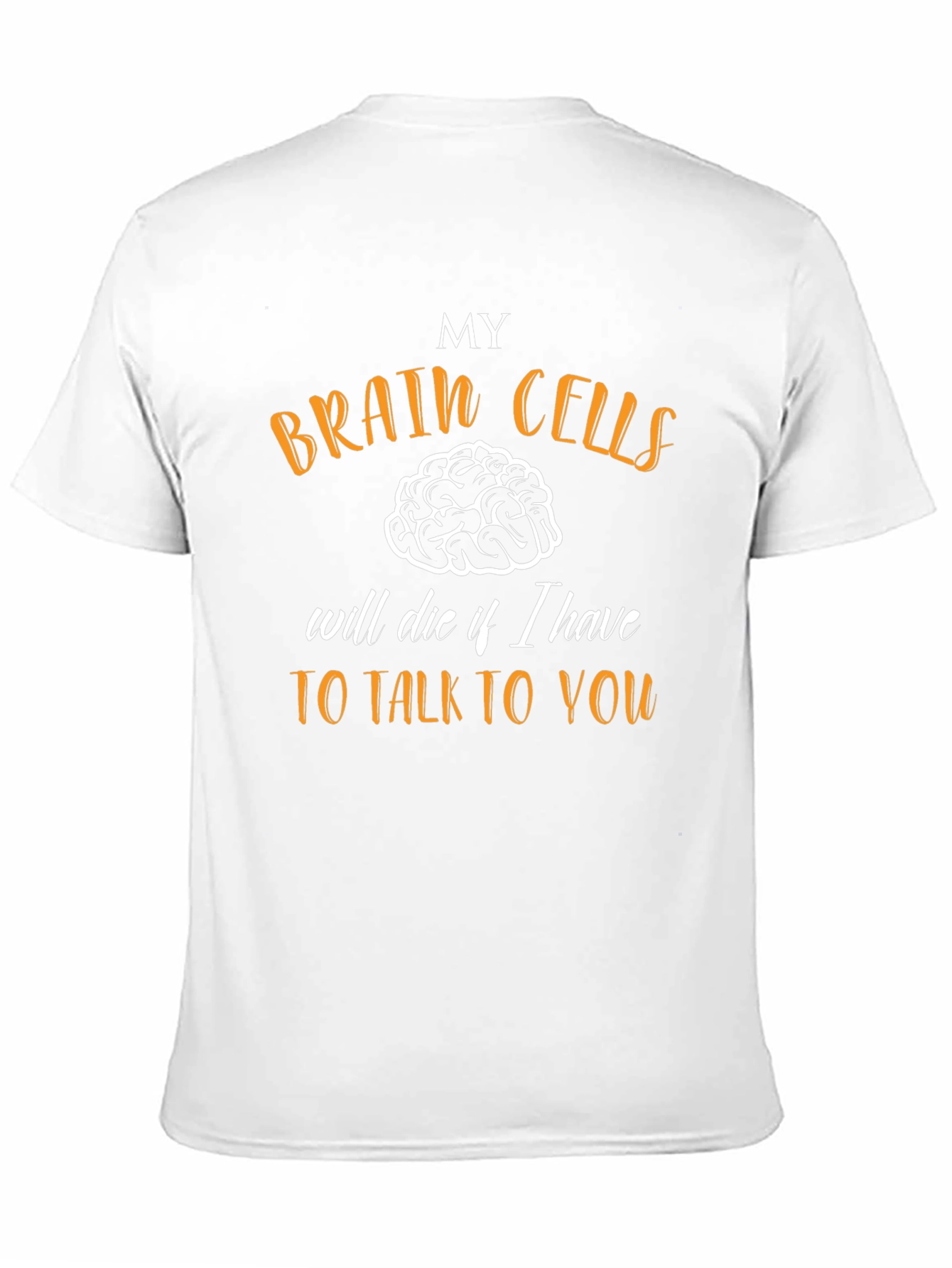 Funny Brain Cells Graphic Novelty T-Shirt