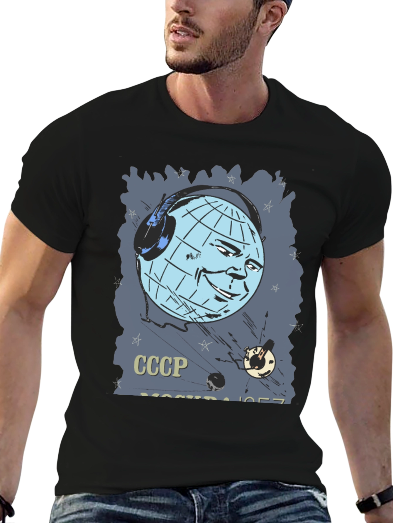 Retro USSR Sputnik T-Shirt