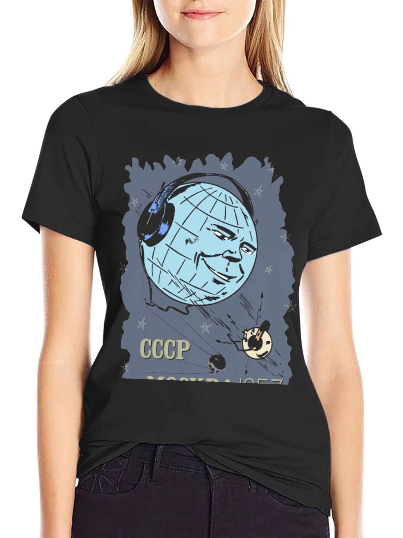 Retro USSR Sputnik T-Shirt