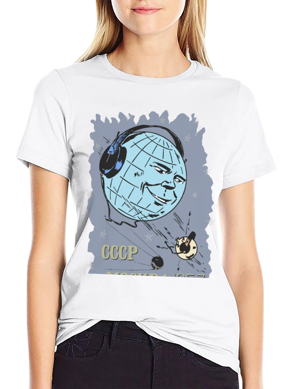 Retro USSR Sputnik T-Shirt