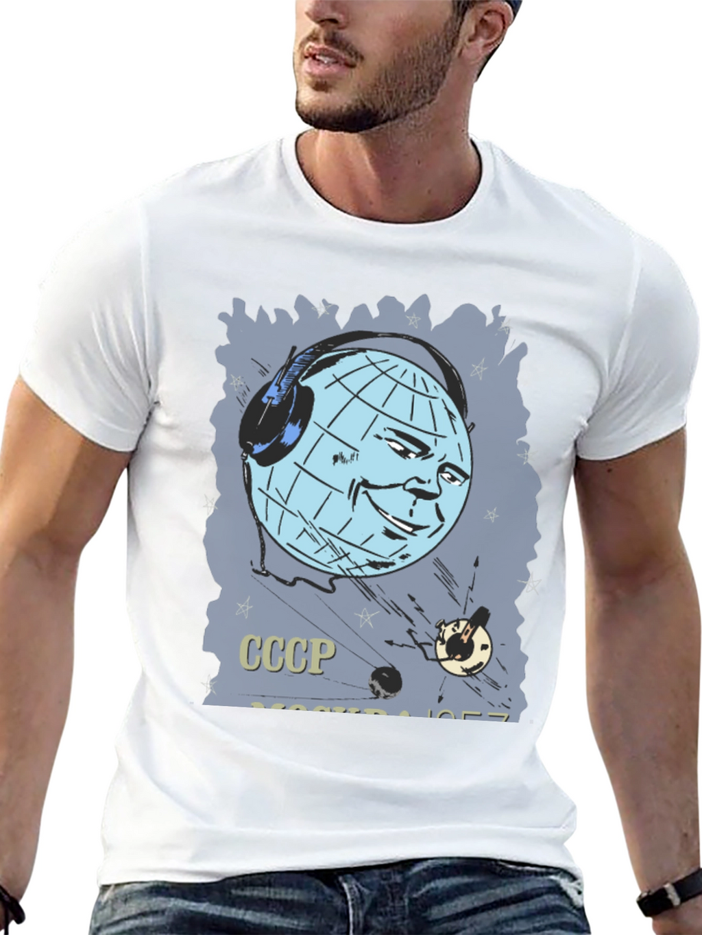 Retro USSR Sputnik T-Shirt