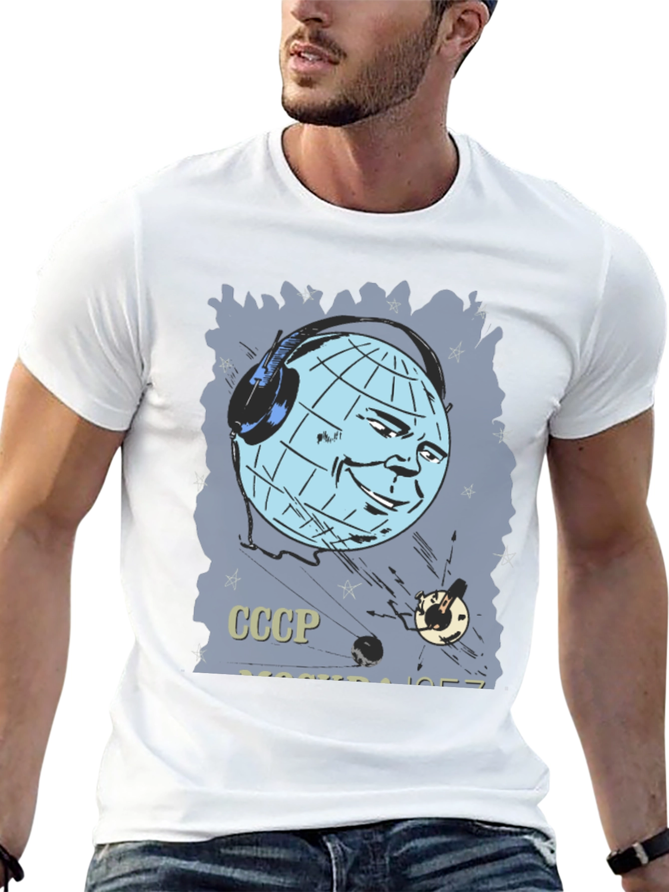 Retro USSR Sputnik T-Shirt