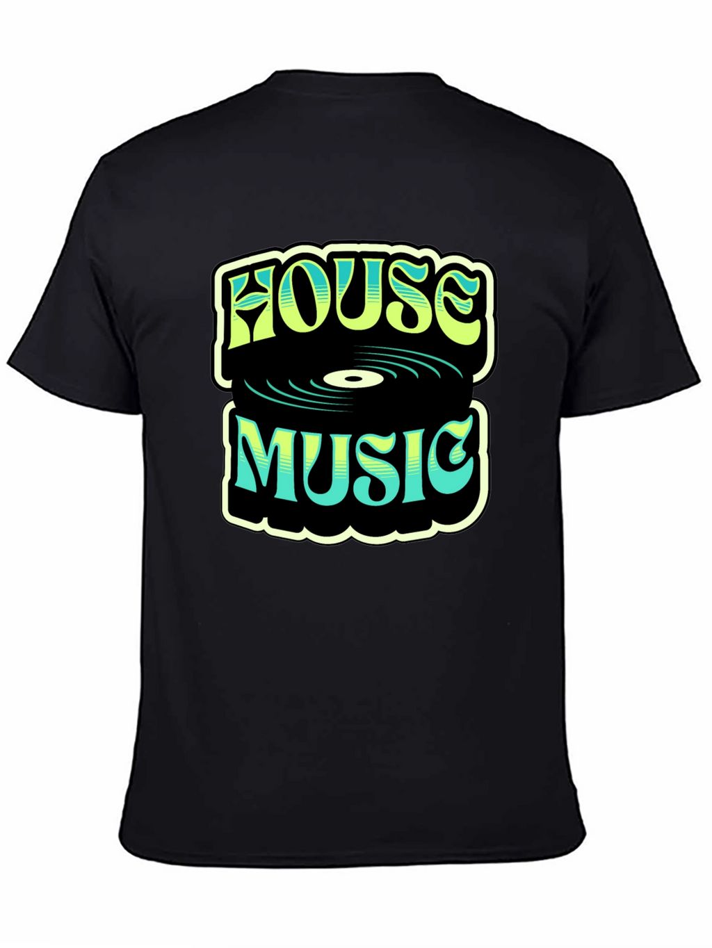 House Music Graphic T-Shirt - Retro Design