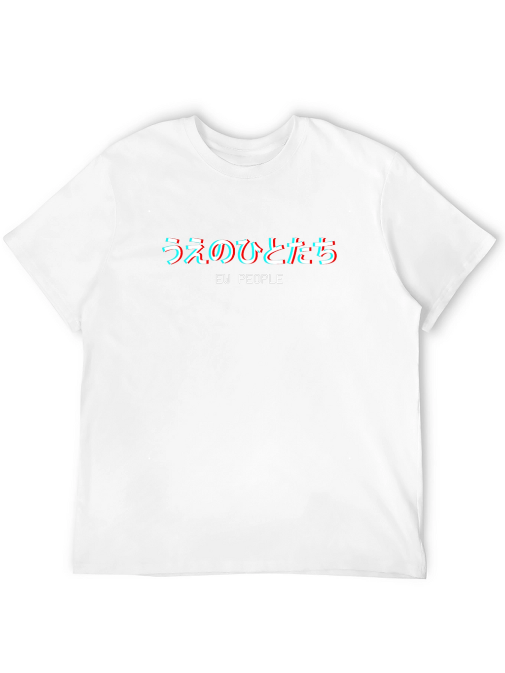 Ew People Graphic Tee - Black Crew Neck