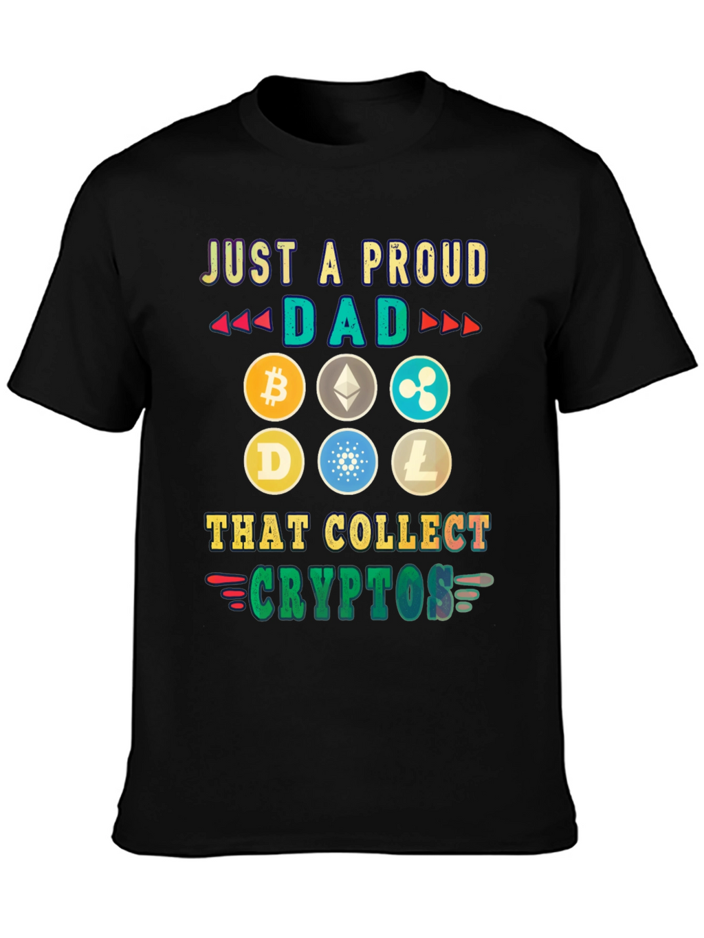Proud Dad Crypto Collector T-Shirt
