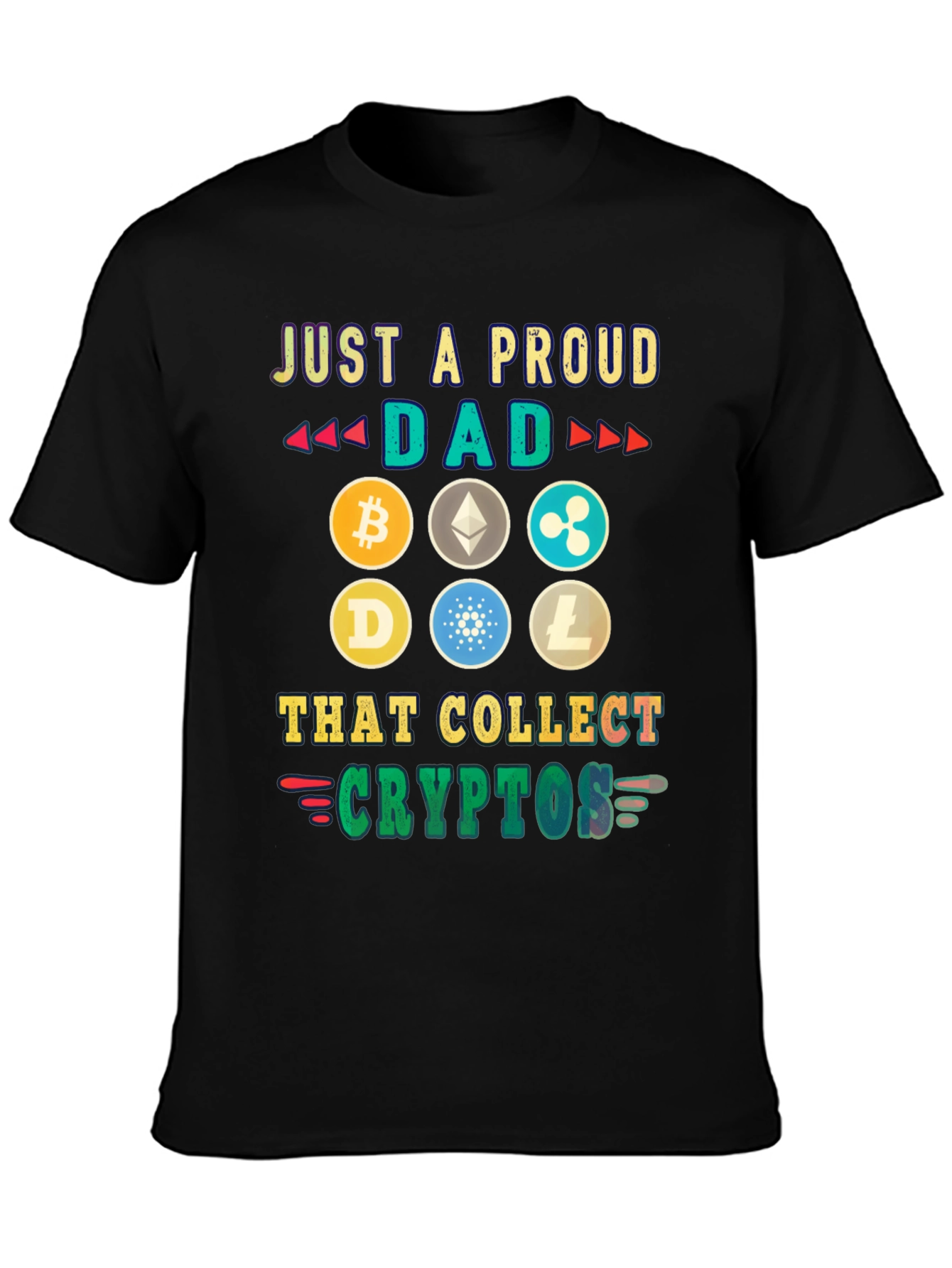 Proud Dad Crypto Collector T-Shirt