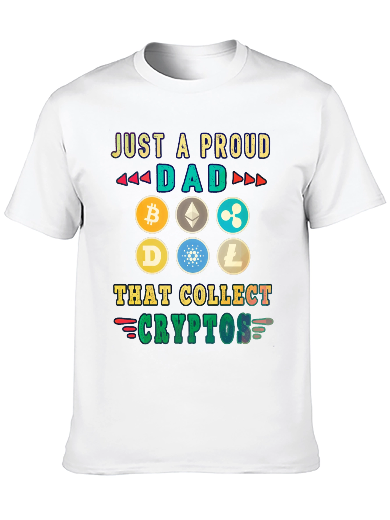 Proud Dad Crypto Collector T-Shirt