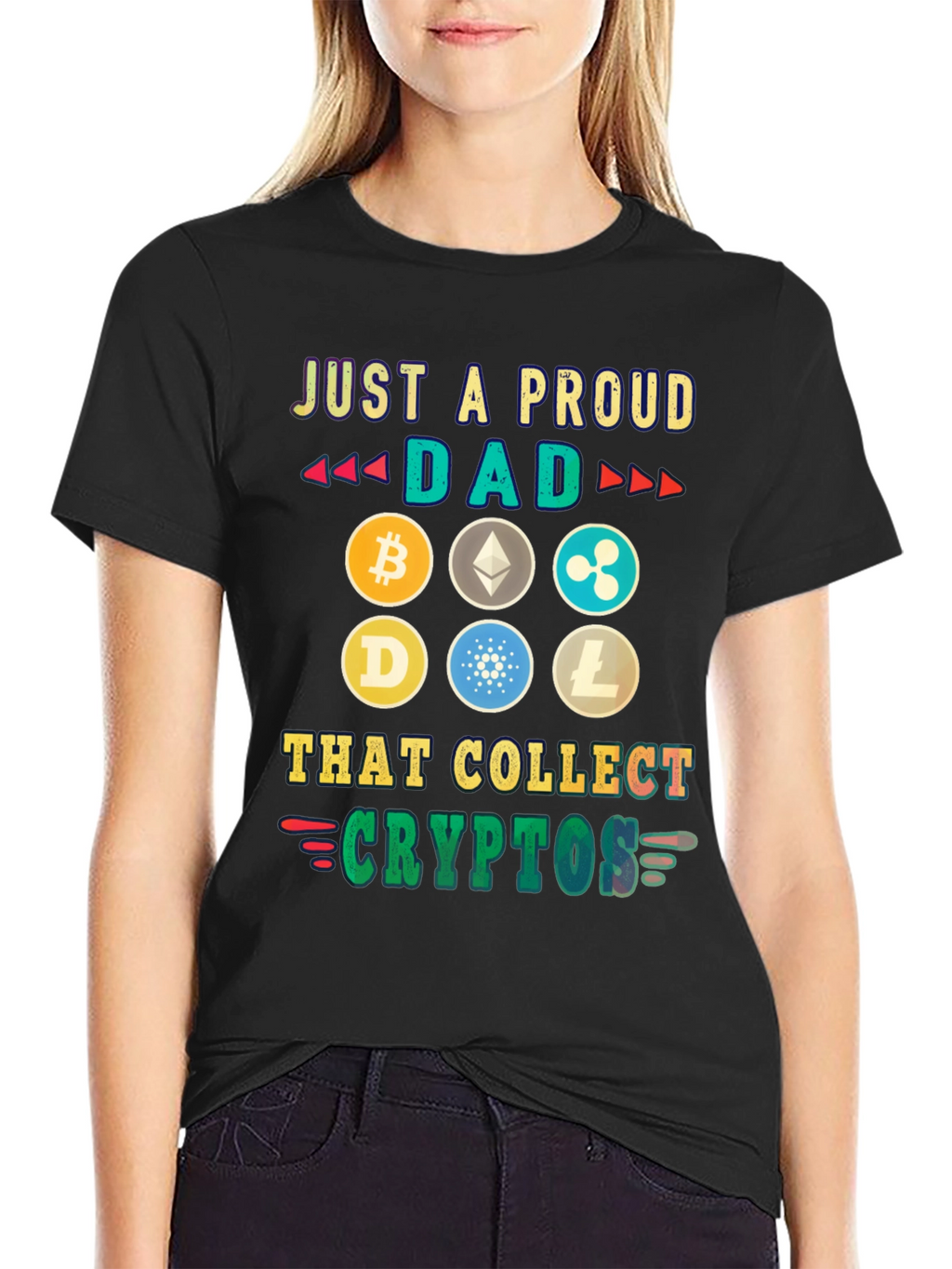 Proud Dad Crypto Collector T-Shirt