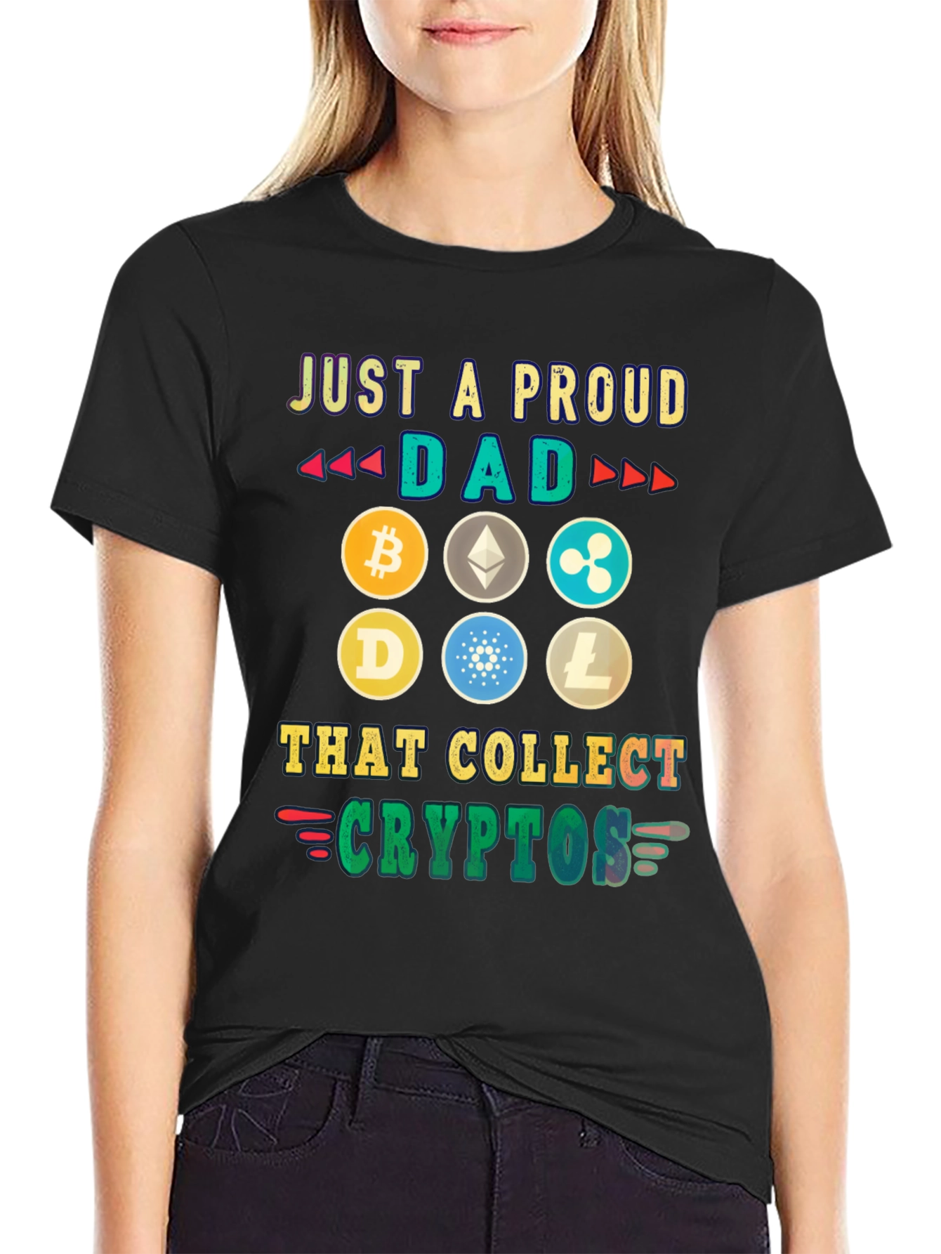 Proud Dad Crypto Collector T-Shirt