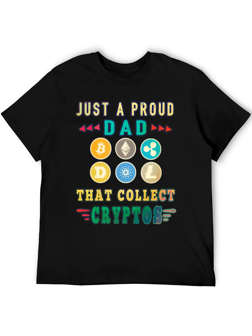 Proud Dad Crypto Collector T-Shirt