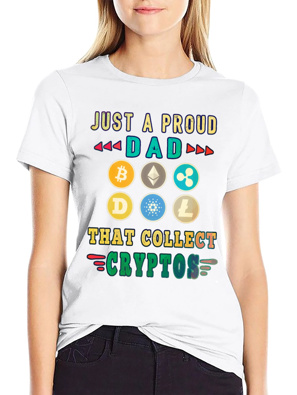 Proud Dad Crypto Collector T-Shirt