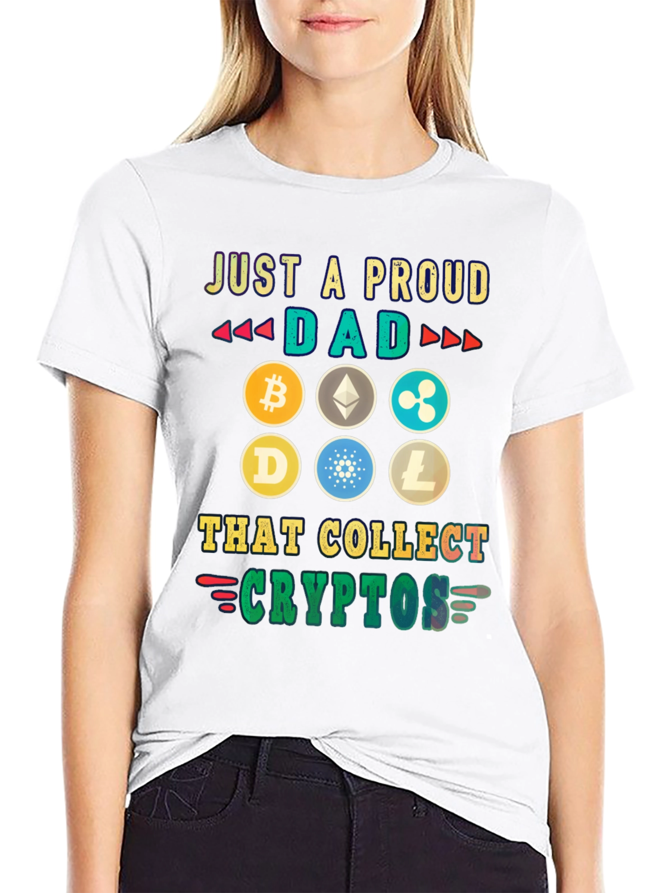 Proud Dad Crypto Collector T-Shirt