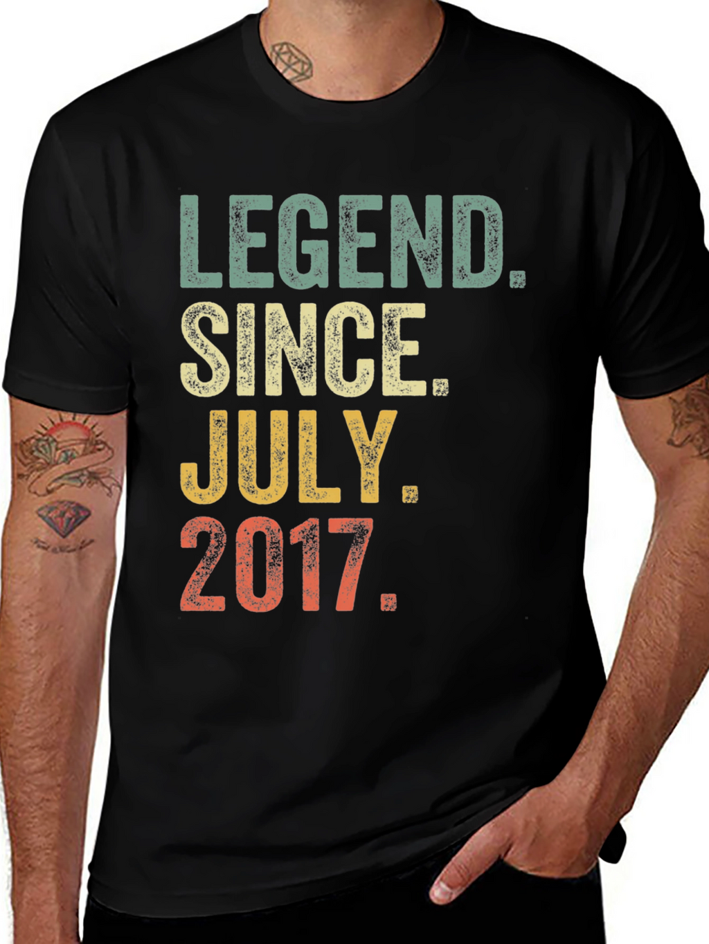 Legend Since July 2017 Graphic T-Shirt