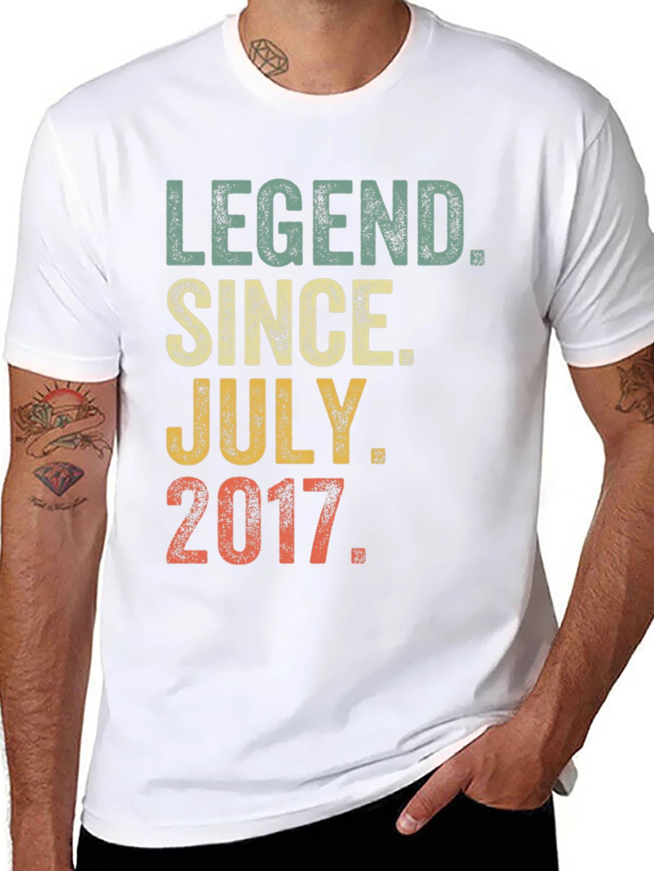 Legend Since July 2017 Graphic T-Shirt