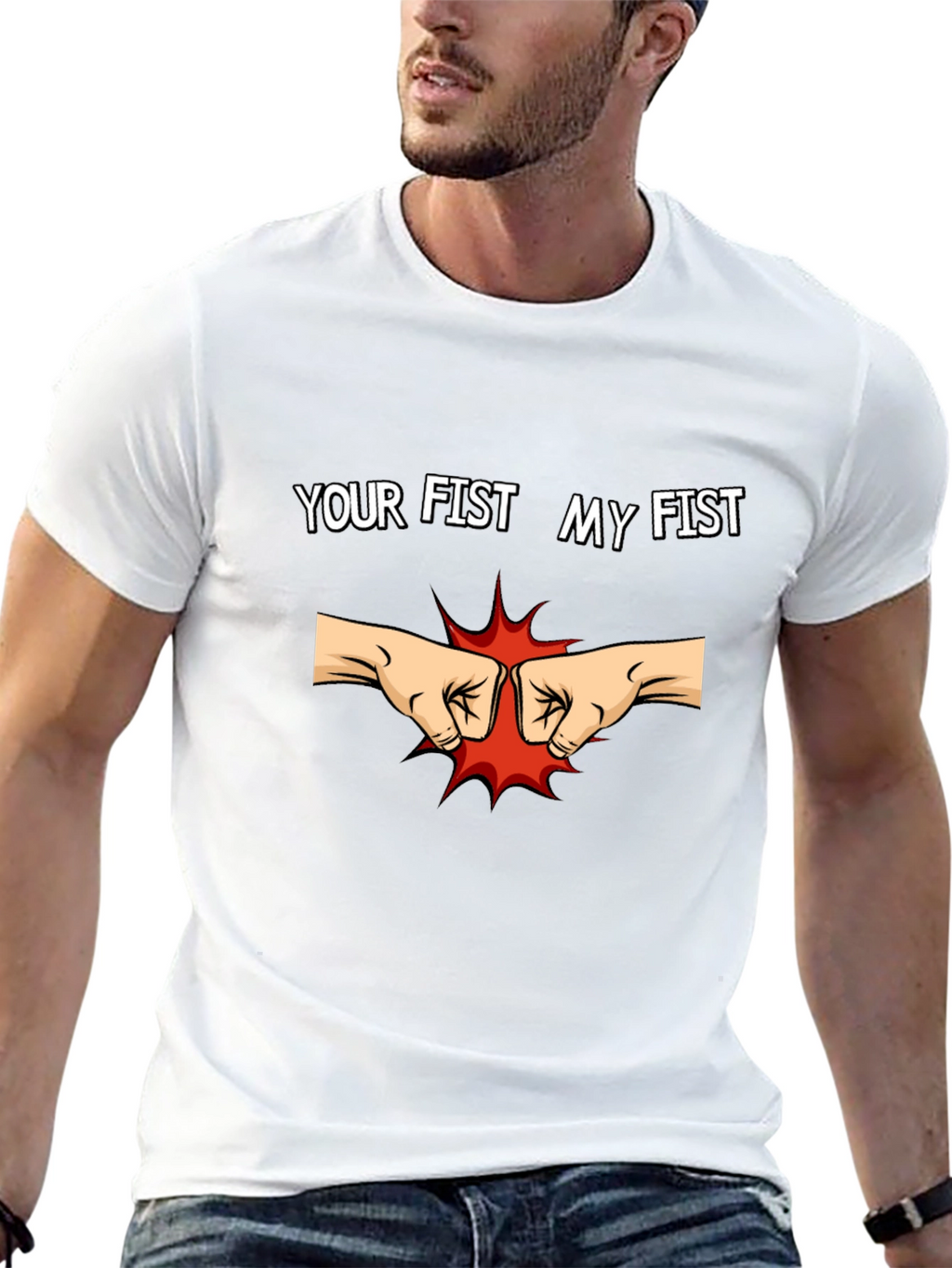 Your Fist My Fist Black T-Shirt