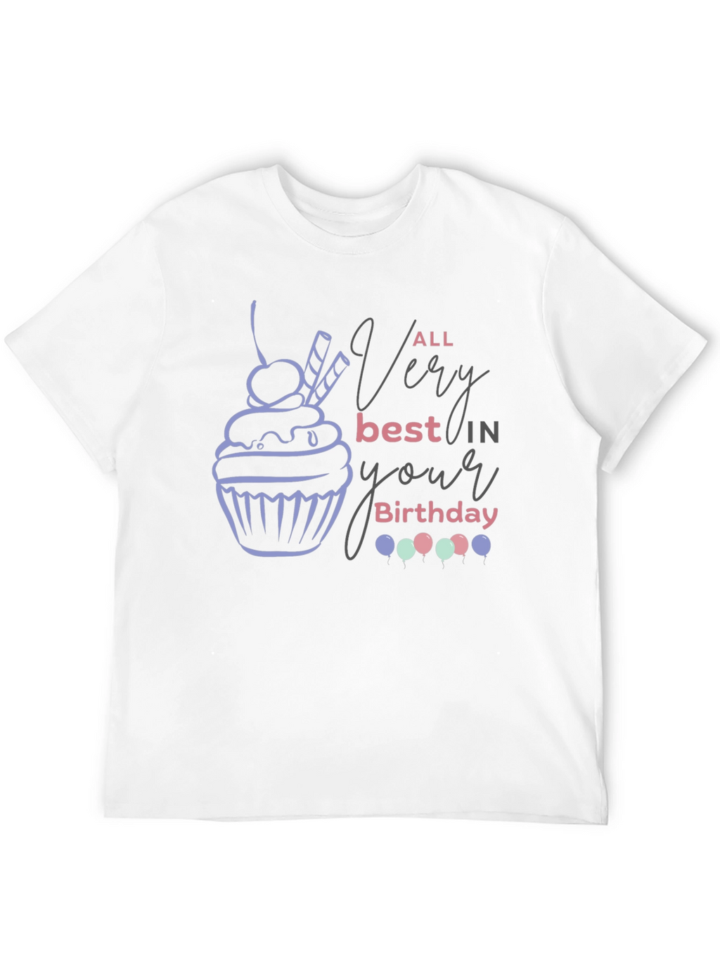 Birthday Cupcake Graphic Tee