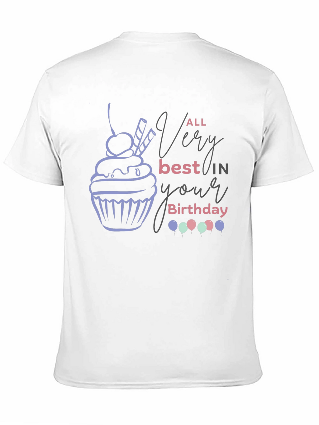 Birthday Cupcake Graphic Tee