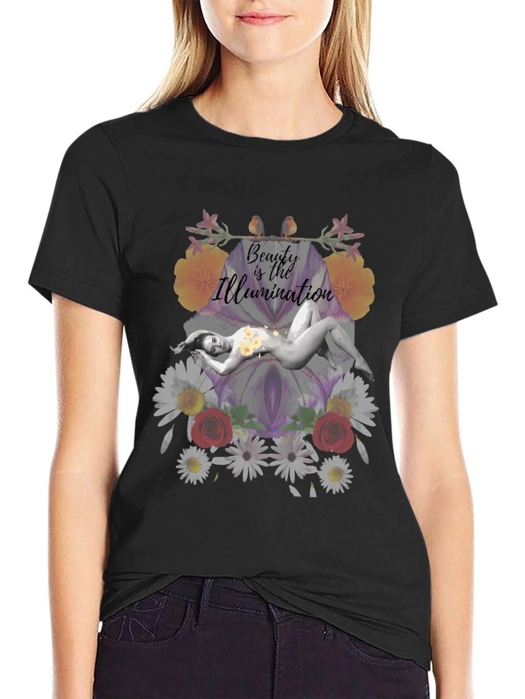 Beauty is Illumination Graphic T-Shirt