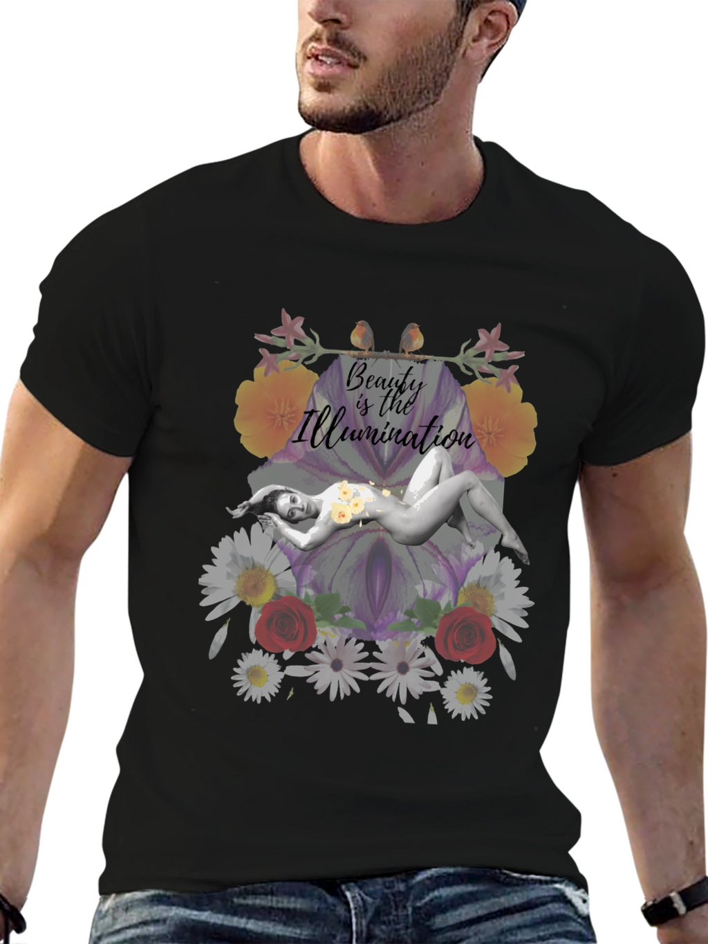 Beauty is Illumination Graphic T-Shirt