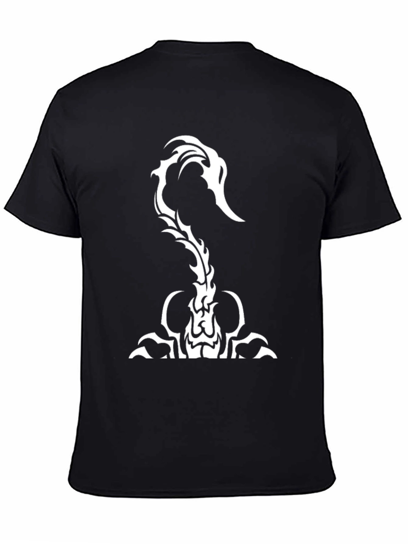 Scorpion Tail Graphic Tee - Black