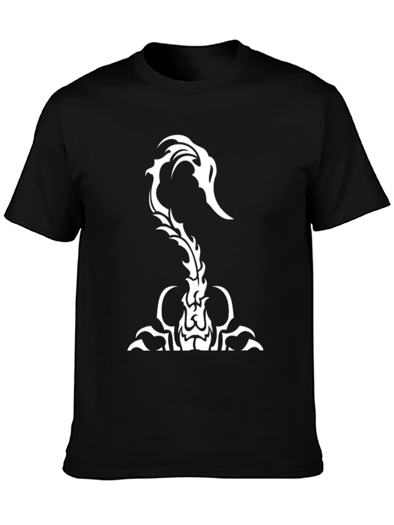 Scorpion Tail Graphic Tee - Black