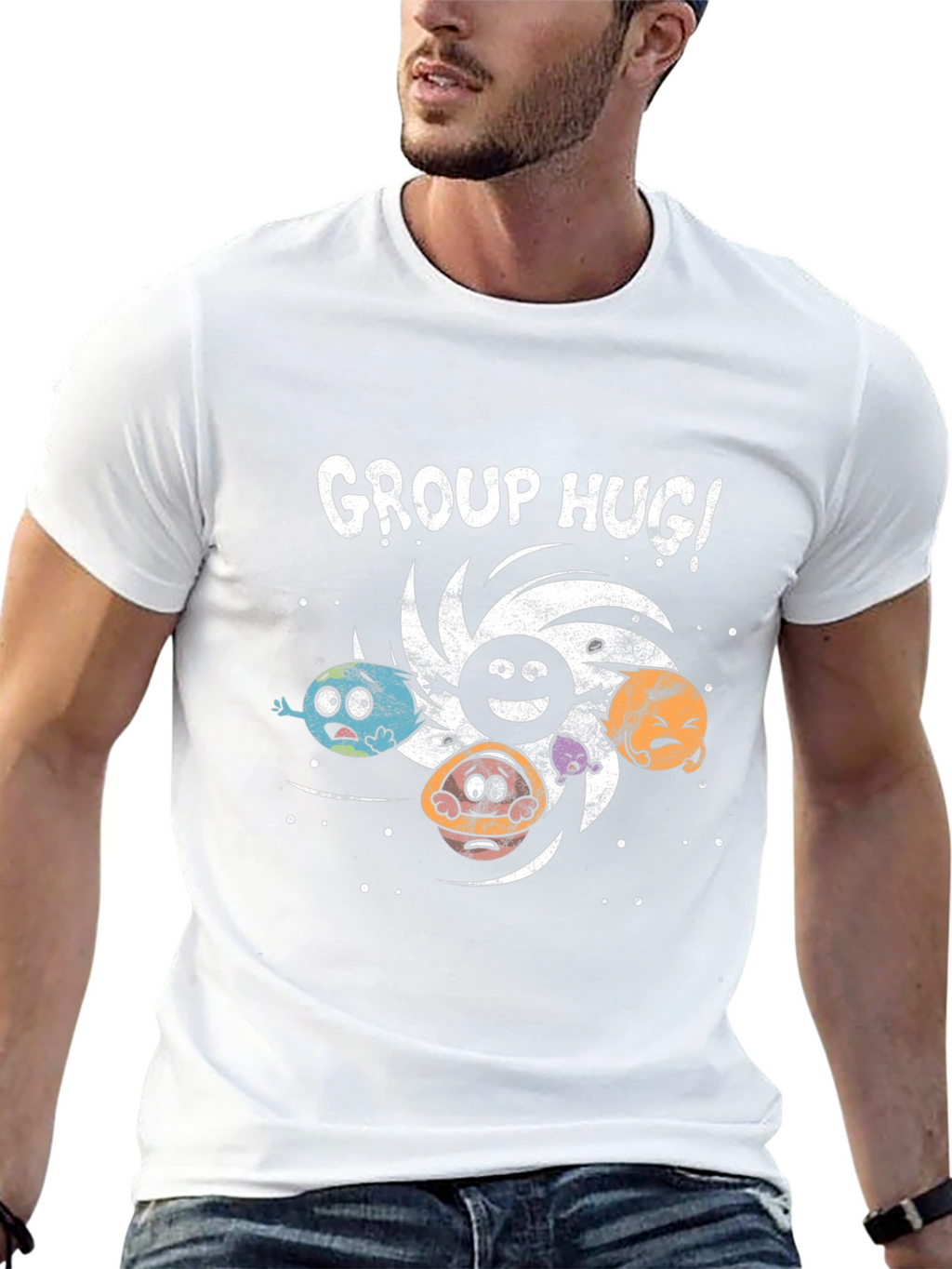 Group Hug Black T-Shirt