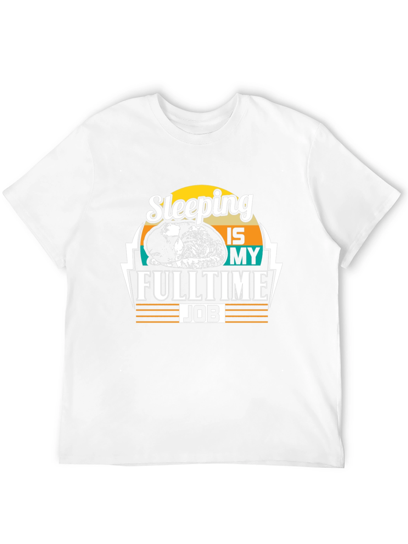 Sleeping is My Full Time Job - Black T-Shirt