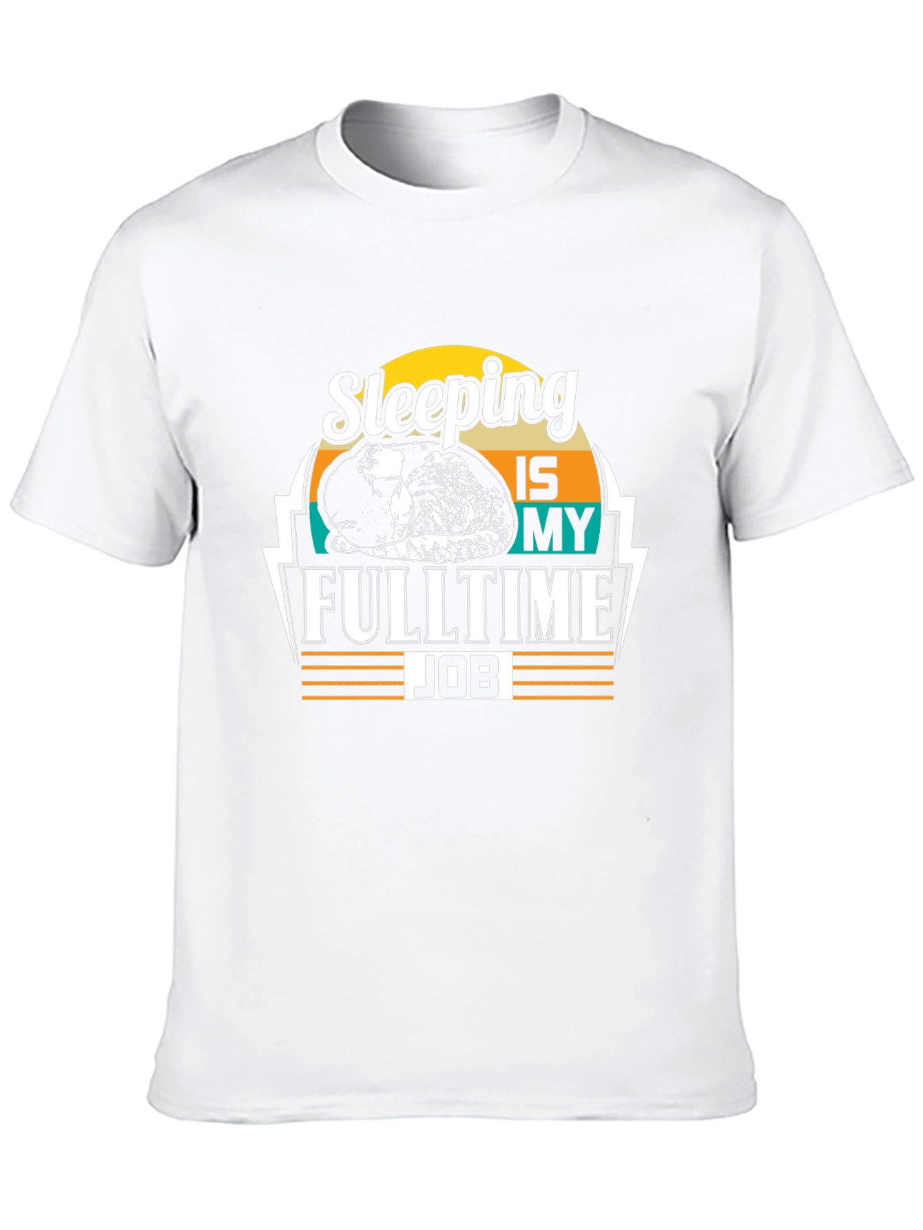 Sleeping is My Full Time Job - Black T-Shirt
