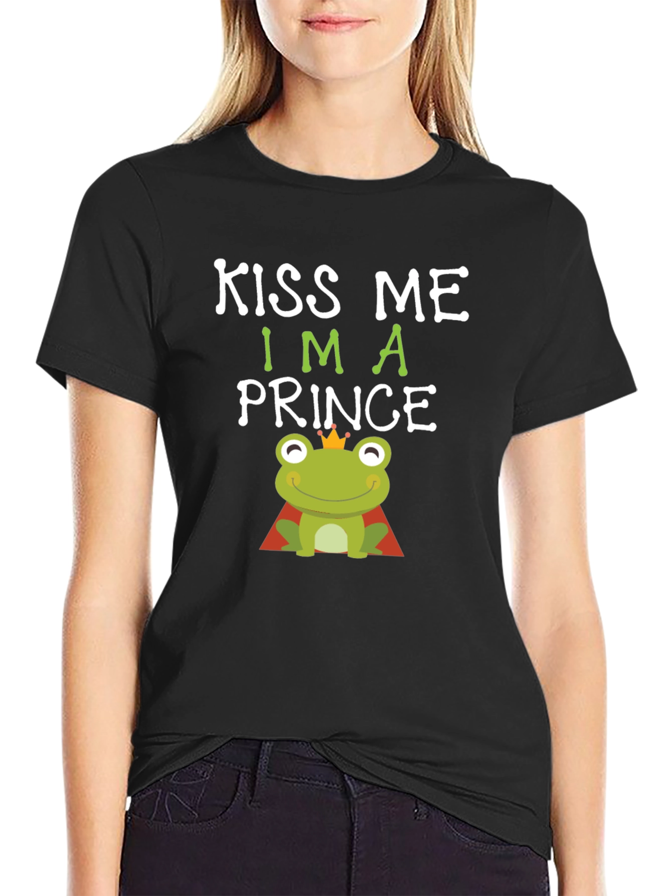 Kiss Me Im A Prince Frog T-Shirt