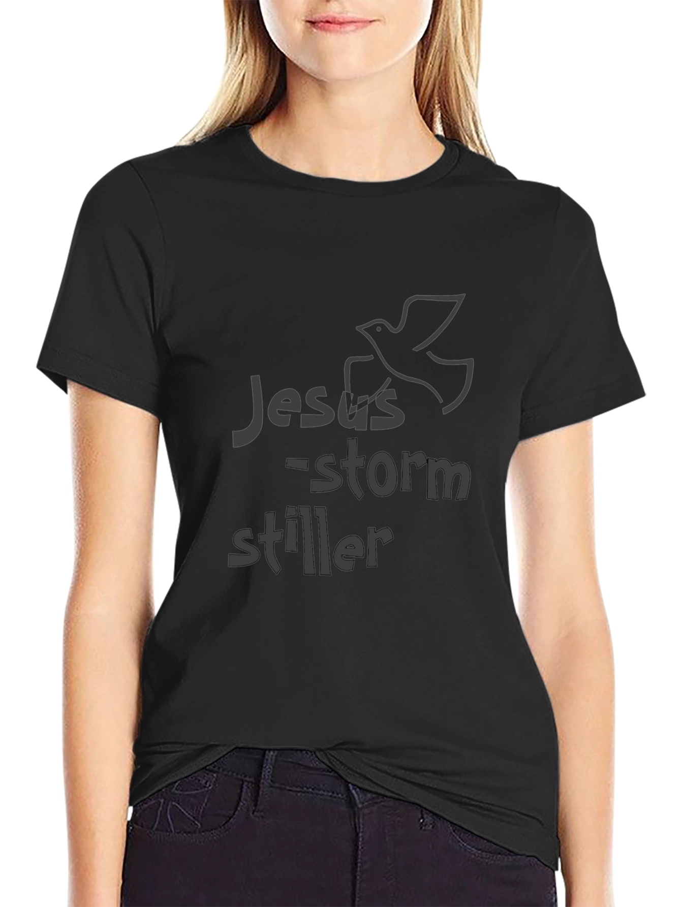 Jesus Storm Stiller Graphic T-Shirt