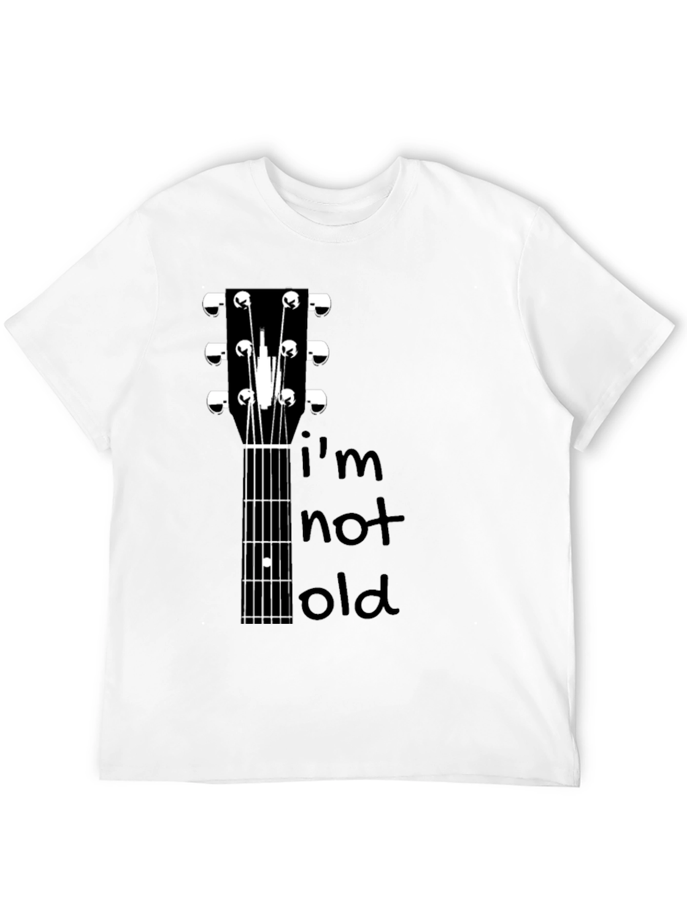 Guitar Headstock Im Not Old Graphic T-Shirt