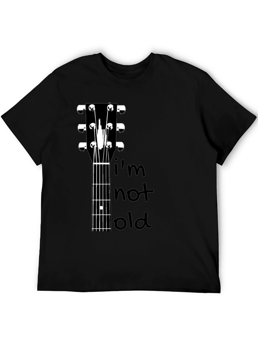 Guitar Headstock Im Not Old Graphic T-Shirt