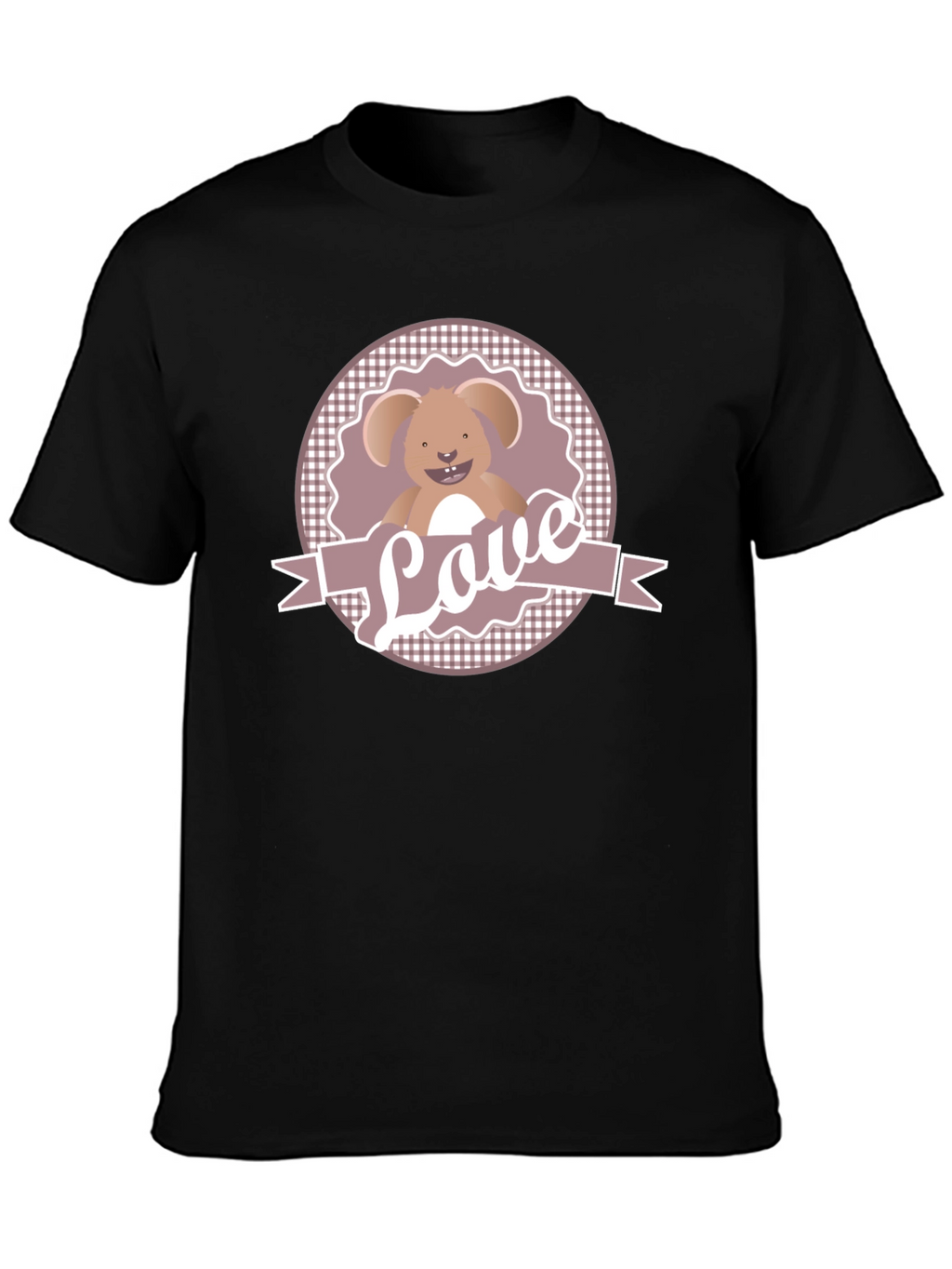 Cute Love Bunny Graphic Tee - Unisex T-Shirt