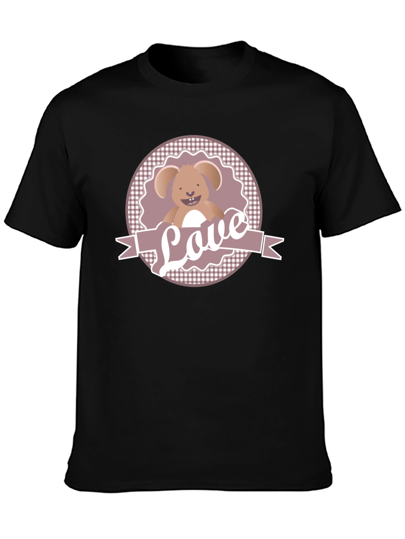 Cute Love Bunny Graphic Tee - Unisex T-Shirt