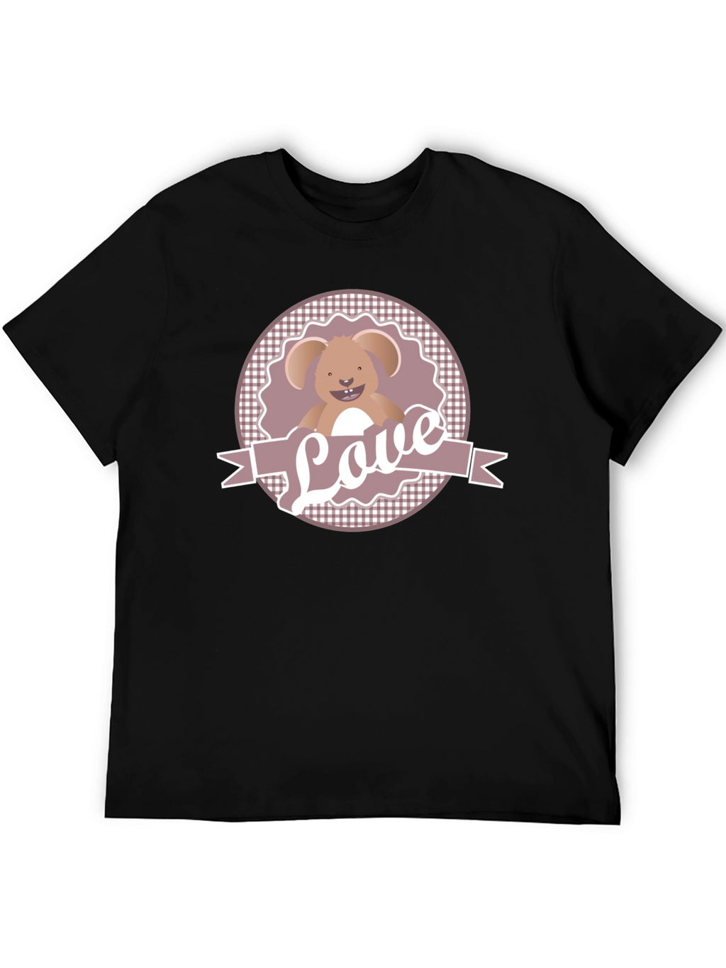 Cute Love Bunny Graphic Tee - Unisex T-Shirt