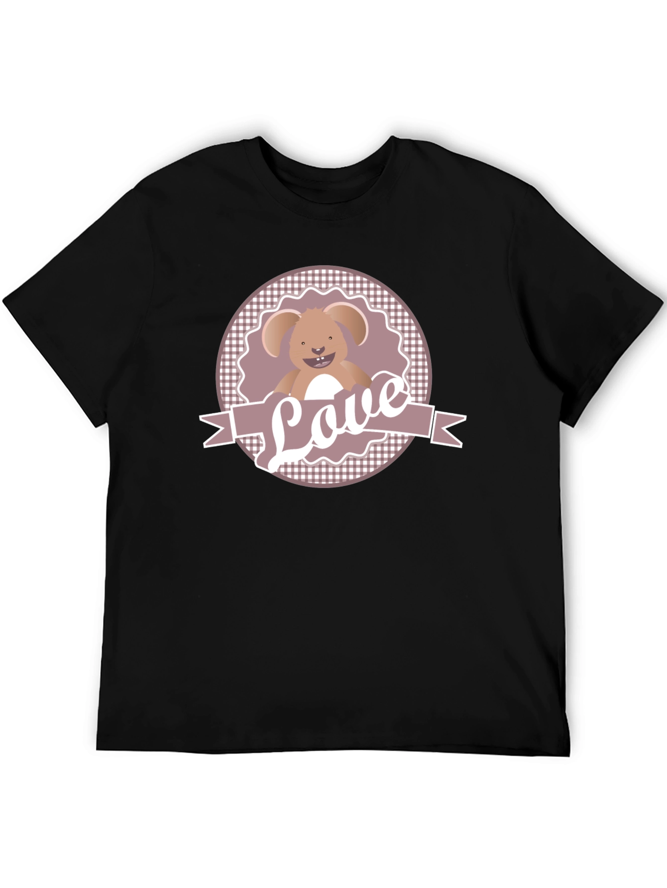 Cute Love Bunny Graphic Tee - Unisex T-Shirt