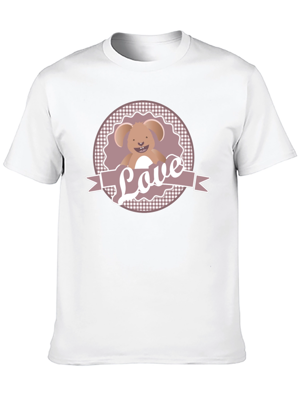 Cute Love Bunny Graphic Tee - Unisex T-Shirt