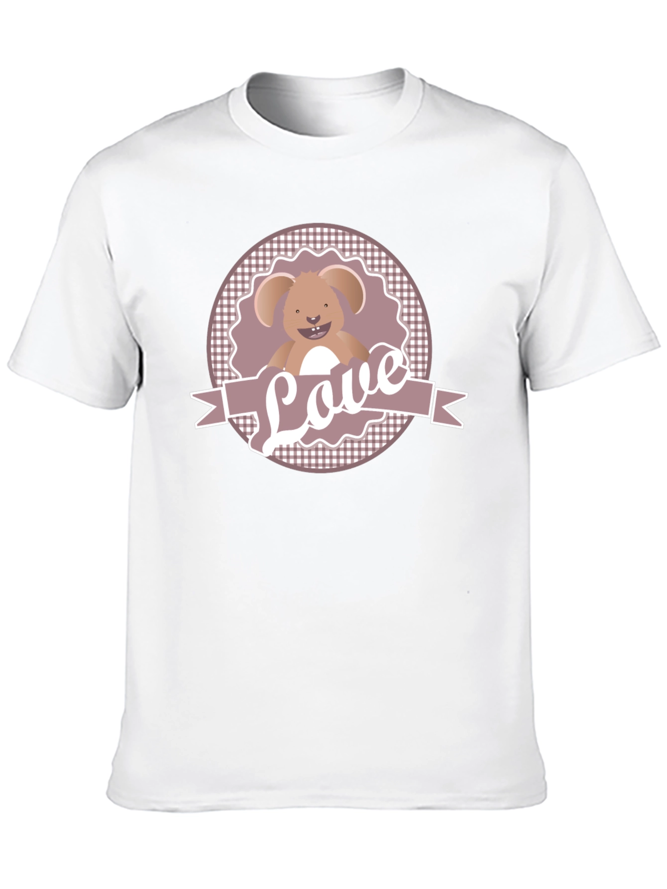 Cute Love Bunny Graphic Tee - Unisex T-Shirt