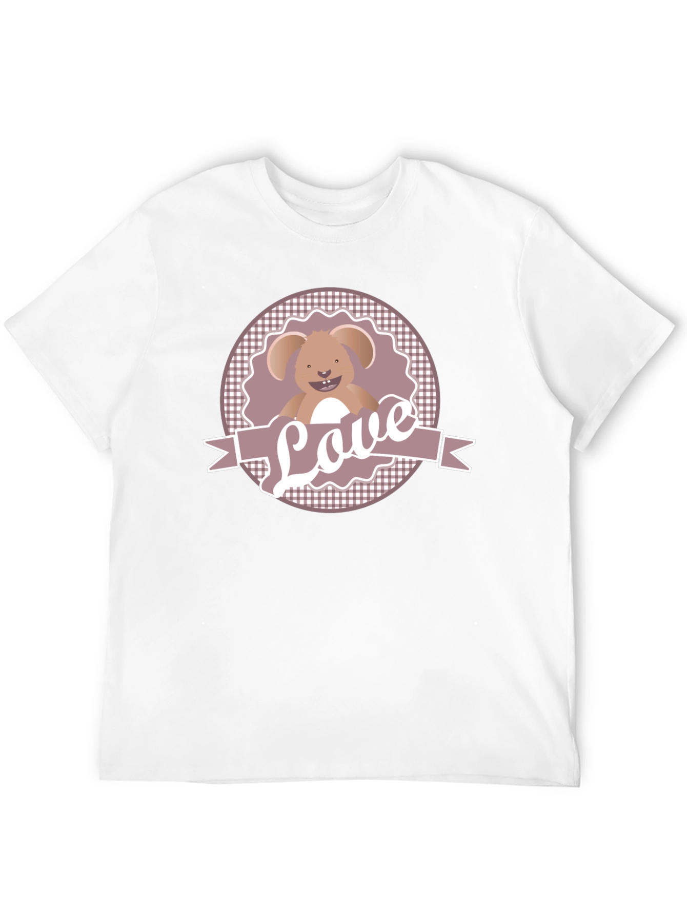 Cute Love Bunny Graphic Tee - Unisex T-Shirt