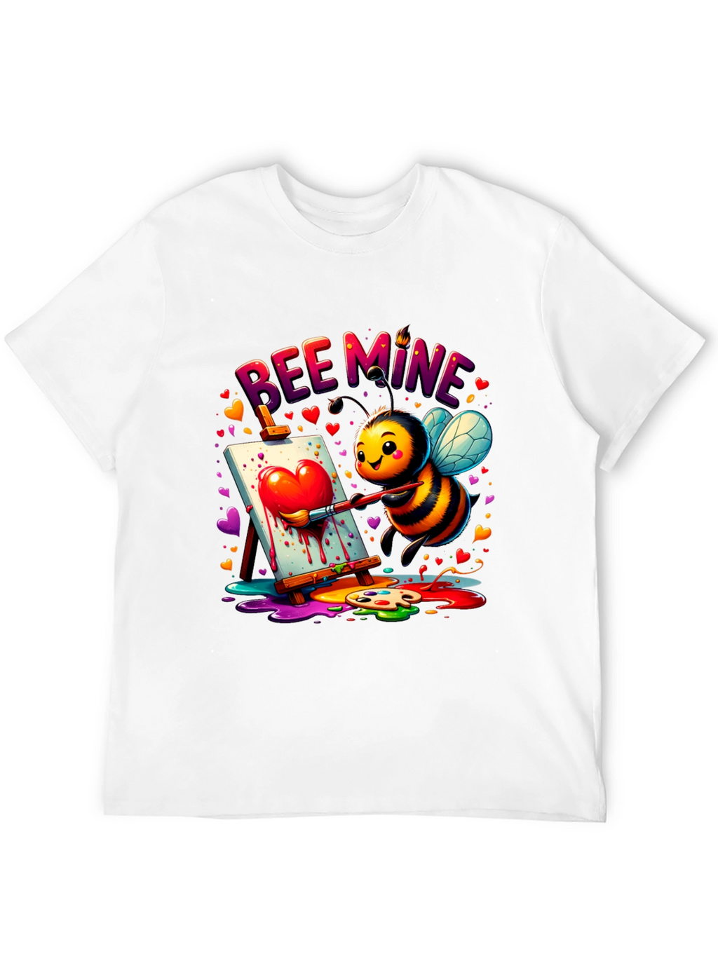 Bee Mine Graphic Tee - Valentines Day