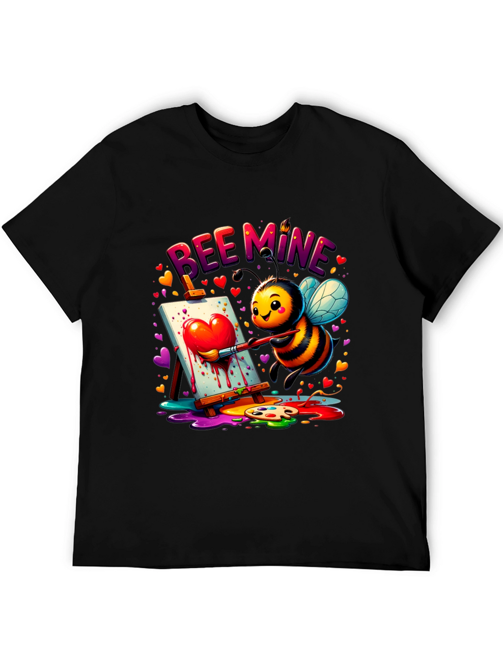 Bee Mine Graphic Tee - Valentines Day