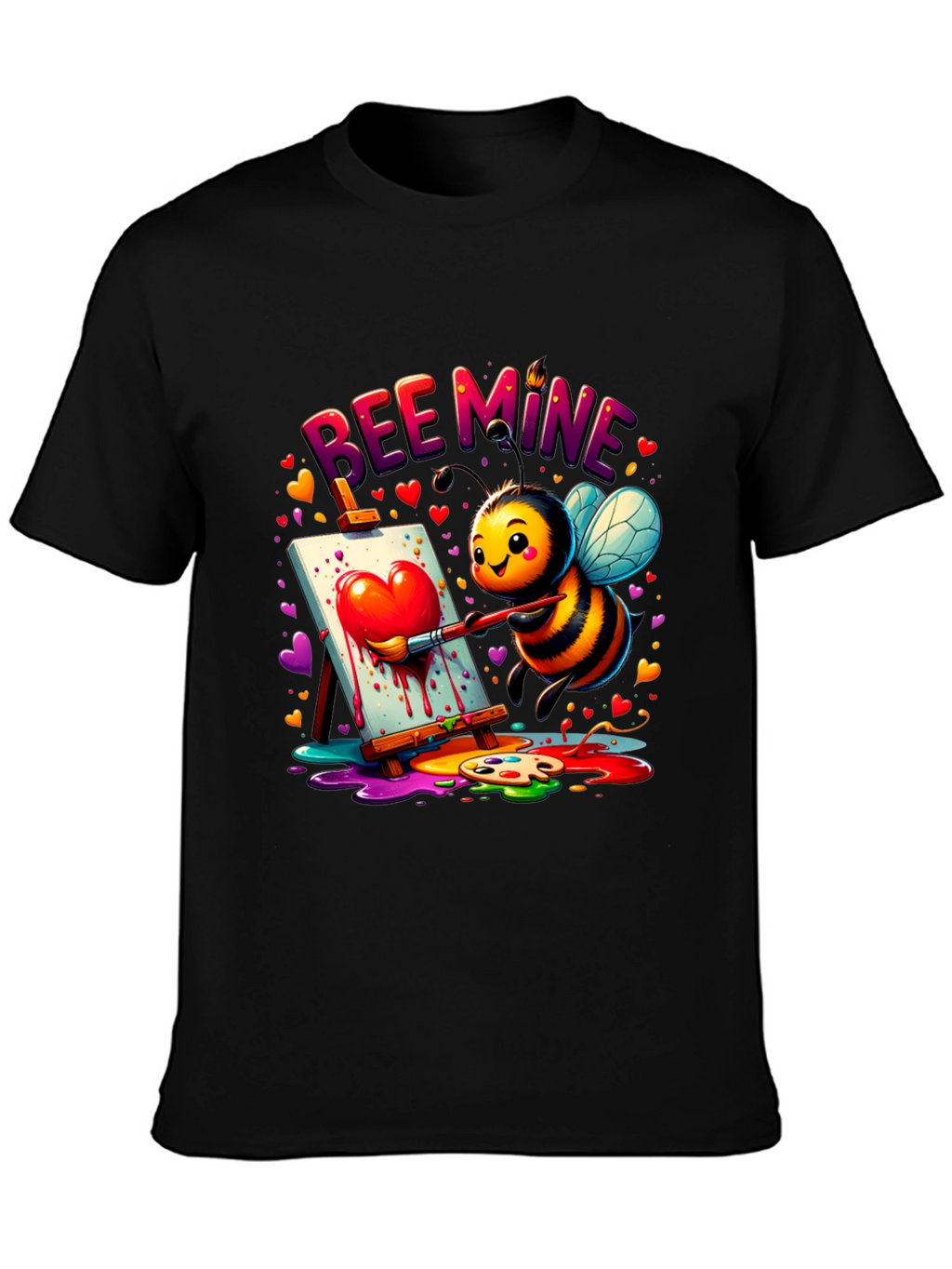 Bee Mine Graphic Tee - Valentines Day