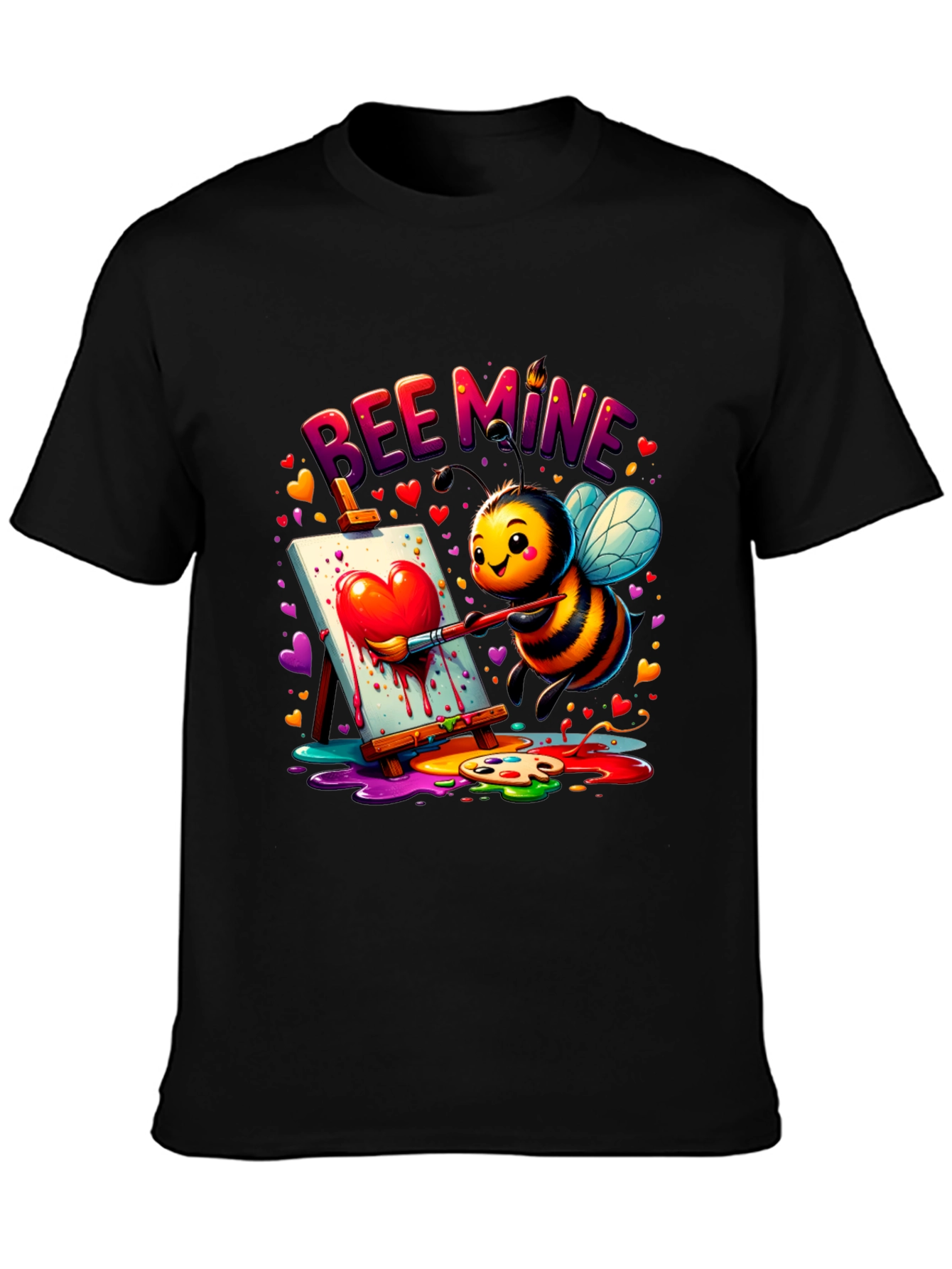 Bee Mine Graphic Tee - Valentines Day
