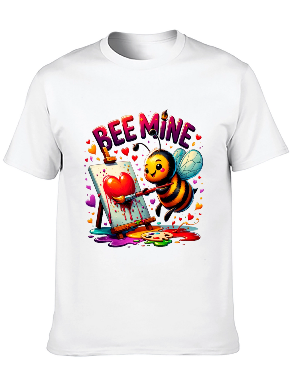 Bee Mine Graphic Tee - Valentines Day