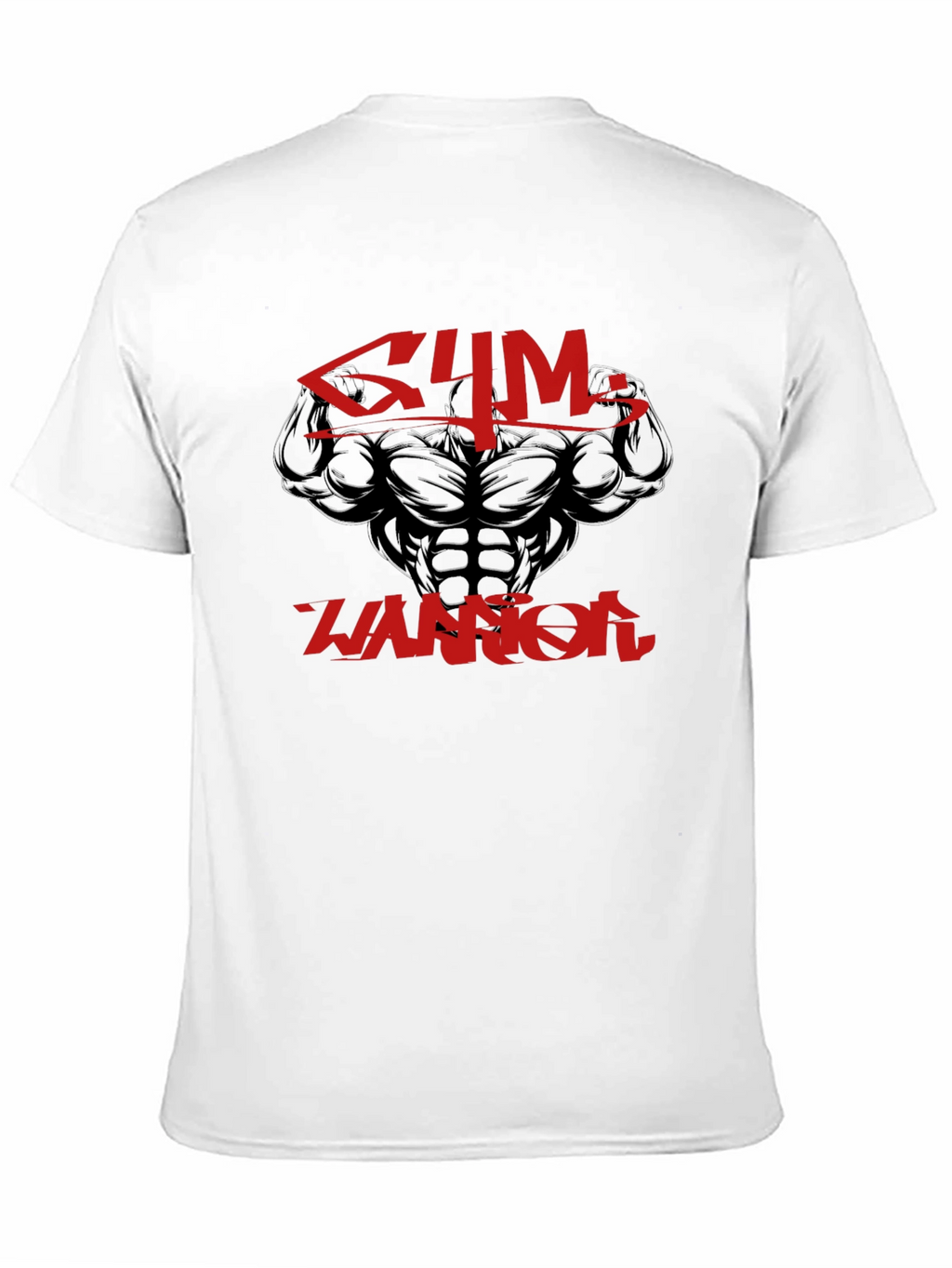 Gym Warrior Graphic T-Shirt - Black